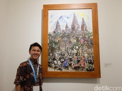 Melukis Pemandangan Masa Lalu Jadi Andalan Bagaskara Maharastu