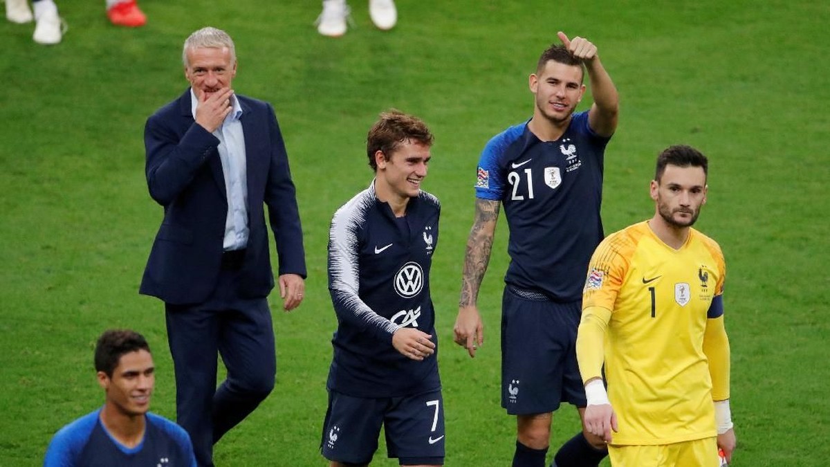 Timnas Prancis menang pede ketimbang Jerman dalam duel UEFA Nations League (Charles Platiau/Reuters)