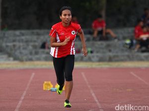 Sprinter Arianti Tak Sadari Buta Sebelah Mata Sprinter Arianti Tak Sadari Buta Sebelah Mata
