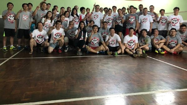 Relawan JokowiMotion Ajak Milenials Turnamen Bulutangkis