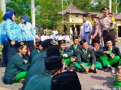 Setiap Tanggal 17, Santri Ponpes di Nganjuk Diajak Ikut Upacara