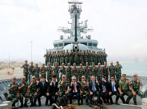Prajurit KRI Usman Harun-359 Terima Kujungan Dubes RI Untuk Oman