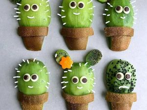 Cantiknya! Buah Kiwi Bisa Dibentuk Jadi Kura-kura hingga Kaktus