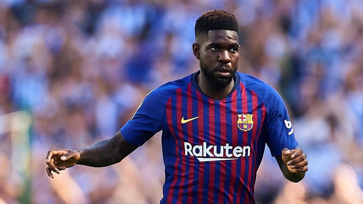 Manchester United dikabarkan ingin mendatangkan bek Barcelona, Samuel Umtiti (Foto: Aitor Alcalde/Getty Images)