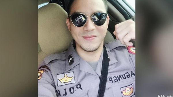 Manisnya Senyum Agoeng Pratama, Polisi Ganteng yang Ternyata Foodies