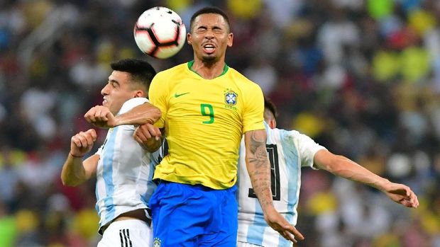 Laga di Arab Saudi jadi duel Argentina vs Brasil pertama tanpa Lionel Messi.