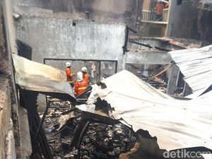Puluhan Motor Pelajar SMKN 1 Hangus Terbakar, Sempat Terdengar Ledakan