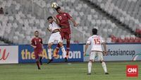 Qatar kalah 1-2 dari Uni Emirat Arab di laga perdana Grup A Piala Asia U-19 2018.