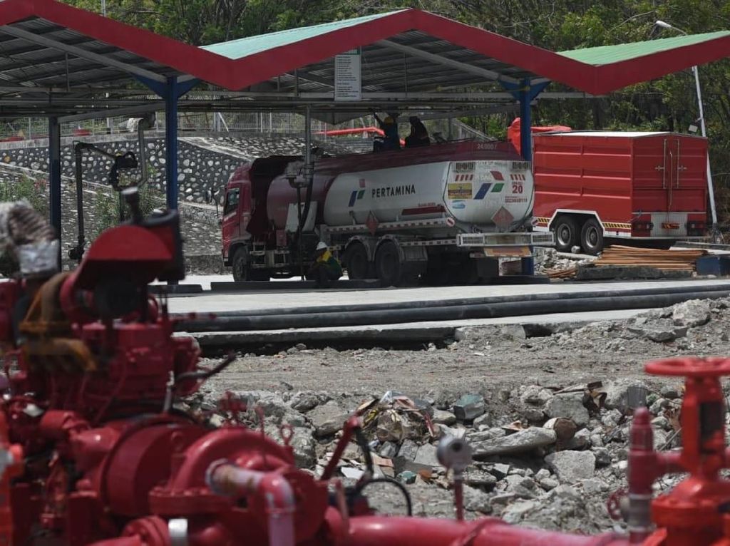 Pascagempa, Pertamina Pulihkan Infrastruktur Terminal BBM Donggala Pascagempa, Pertamina Pulihkan Infrastruktur Terminal BBM Donggala