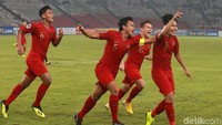 Witan Sulaiman merayakan gol. 
