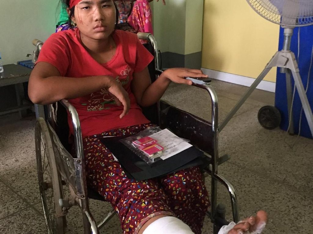 Demo Pekerja Garmen di Myanmar Ricuh, Puluhan Terluka Demo Pekerja Garmen di Myanmar Ricuh, Puluhan Terluka