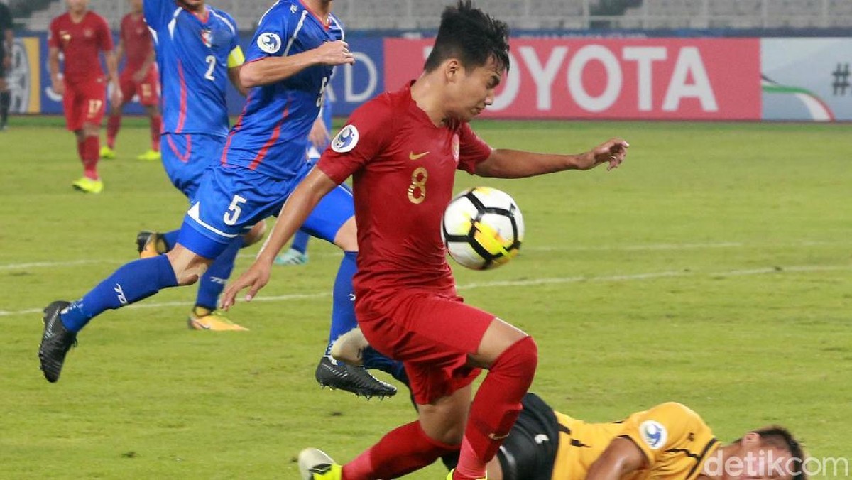 Timnas Indonesia U-19 menang 3-1 atas Taiwan di laga pertama Piala Asia U-19. (Foto: Ari Saputra)