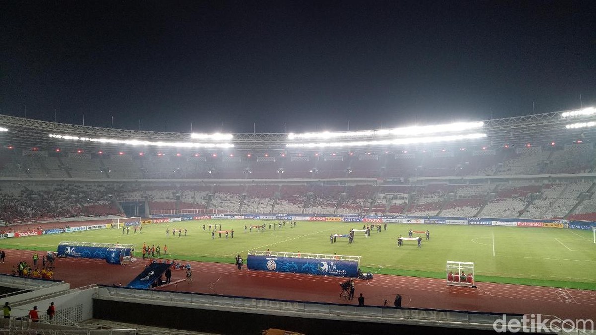 Persija Jakarta akan menjamu Persela Lamongan pada laga tunda di GBK (Randy Prasatya/detikSport)
