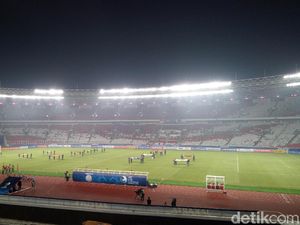 Hari Pertama Piala Asia U-19 di GBK Sepi Penonton