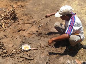 Fenomena Alam Tanah Mendidih Kejutkan Warga Sumenep