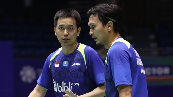 Mohammad Ahsan/Hendra Setiawa lolos ke babak kedua Fuzhou China Terbuka 2018 (Foto: dok. Humas PBSI)