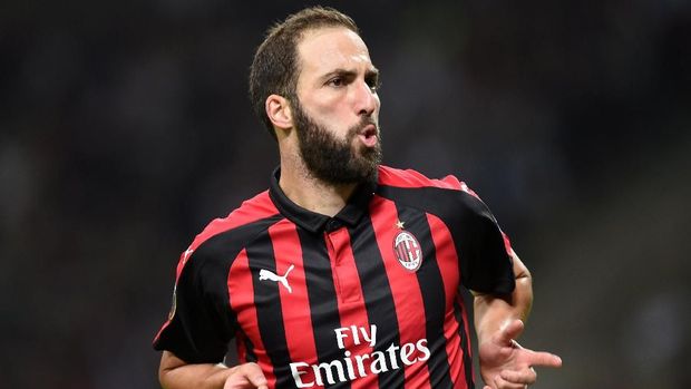 Gonzalo Higuain kurang bersinar di AC Milan.