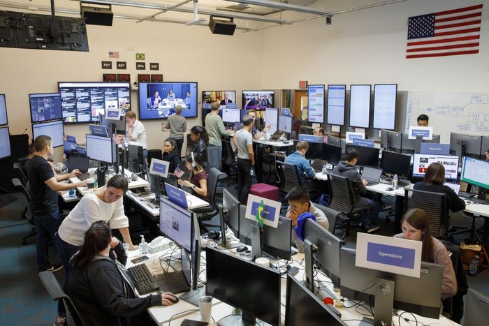 War Room Facebook di AS. Foto: Facebook War Room Facebook di AS. Foto: Facebook