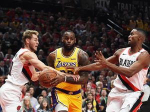 Debut LeBron Bersama Lakers Dirusak Blazers
