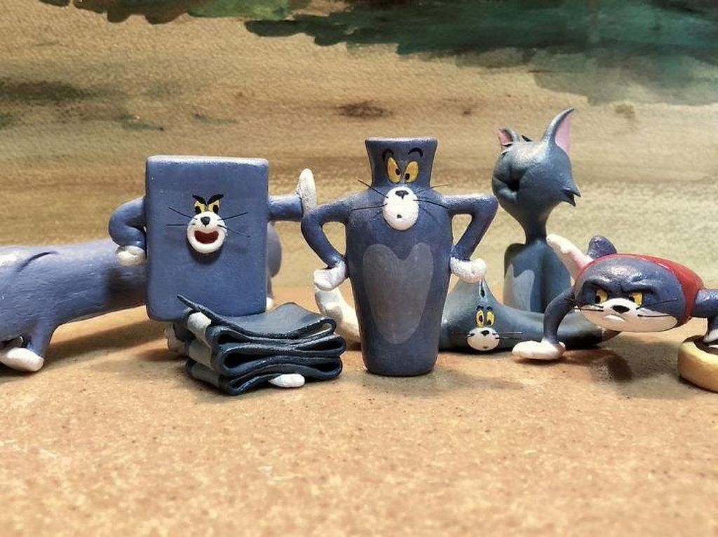 Adegan Tom and Jerry dalam Patung Keramik ala Seniman Jepang