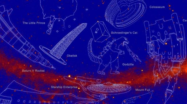 Konstelasi Sinar Gamma di Angkasa Berwujud Einstein Hingga Hulk