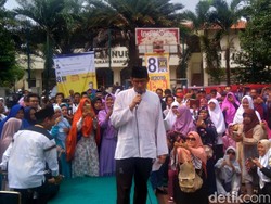 Kampanye di Pondok Aren, Sandi Bahas Disabilitas hingga Air Bersih