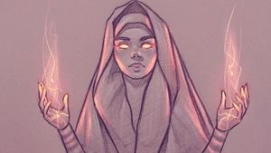 Keren! Lukisan Sketsa Pensil Tampak Bercahaya