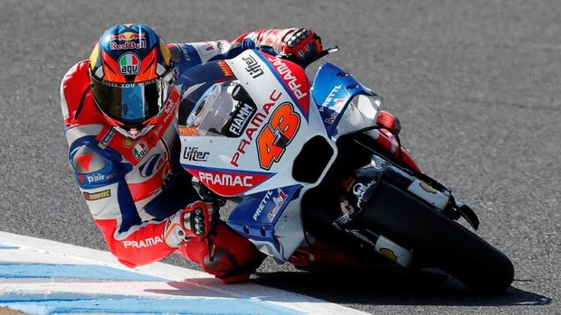 Jack Miller mengakhiri FP1 MotoGP Australia di belakang Maverick Vinales.