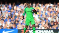 Kepa Arrizabalaga menjadi salah satu pemain yang bersinar saat Chelsea mengalahkan Manchester City 2-0. Ada 4 penyelamatan yang dia lakukan. (Foto: Marc Atkins/Getty) Images