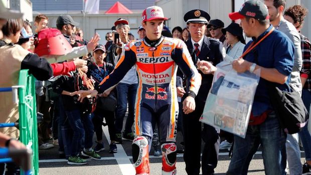 Marc Marquez merebut gelar juara dunia MotoGP kelimanya.