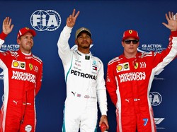Hamilton Raih Pole GP Amerika Serikat Usai Atasi Duo Ferrari