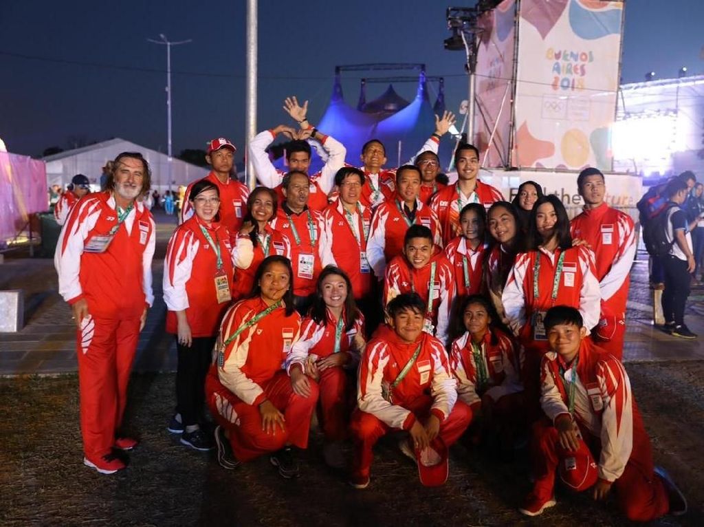 Menpora Apresiasi Perjuangan Para Atlet di Olimpiade Remaja Menpora Apresiasi Perjuangan Para Atlet di Olimpiade Remaja