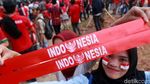 Suporter Padati GBK Jelang Indonesia vs Qatar