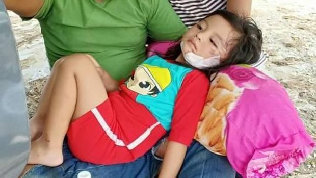 Zoya, anak bungsu Emi korban gempa Palu/