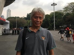 Danurwindo Pingsan di Sesi Latihan Timnas