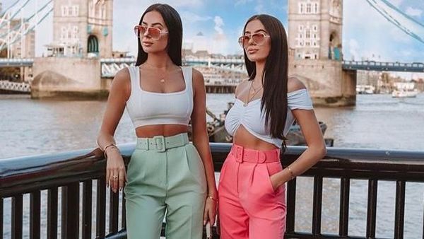 Terpikat Pesona The Badura Twins, Kembar Cantik Model Majalah Playboy