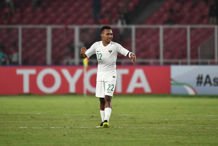 Todd Rivaldo Ferre mencetak hat-trick saat Indonesia kalah 5-6 dari Qatar di Piala Asia U-19 2018