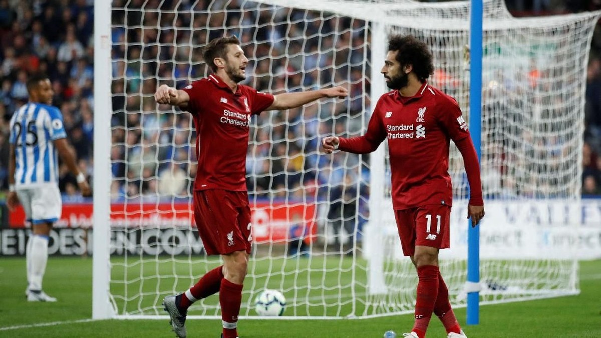 Liverpool unggul 1-0 atas Huddersfield di babak pertama (Carl Recine/Reuters)