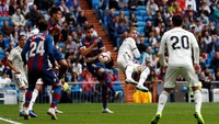 Di laga tersebut, Madrid amat mendominasi. Dalam catatan statistik ESPN, penguasaan bola Madrid mencapai 70%. Reuters/Susana Vera.