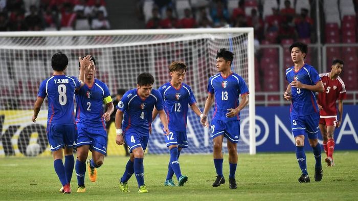Sejumlah pemain Taiwan U-19 mengalami sakit perut di Piala Asia. (Foto: AFC) Sejumlah pemain Taiwan U-19 mengalami sakit perut di Piala Asia. (Foto: AFC)