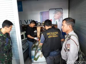 Belasan Kios HP di Plaza Singosaren Solo Dibobol Maling
