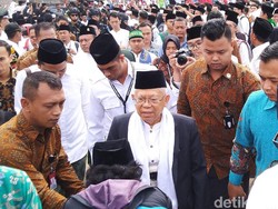 Hadiri Hari Santri di Tasikmalaya, Maruf Amin Minta Santri Berdaya