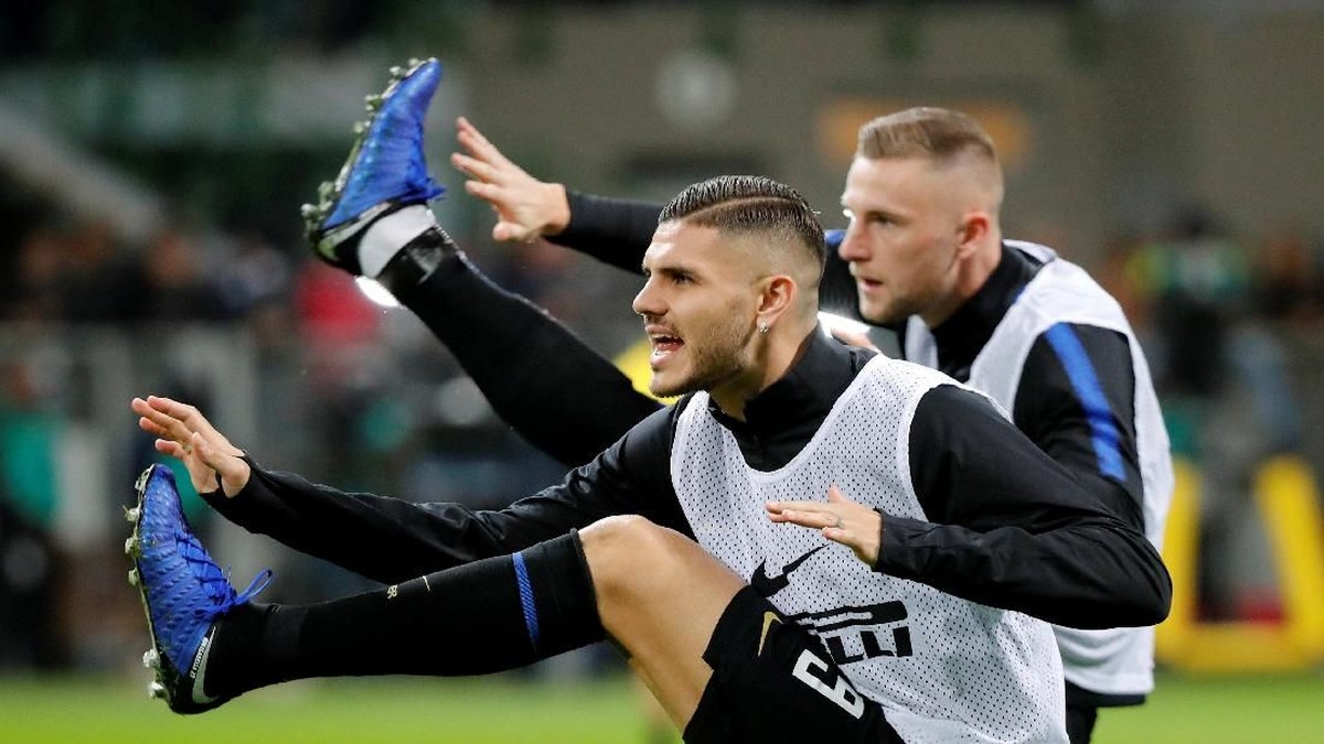 Mauro Icardi belum bermain meski sudah pulih dari cedera (Stefano Rellandini/Reuters)