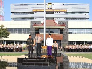 Apel Berpeci, Ini Cara Polisi Peringati Hari Santri