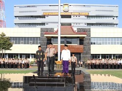 Apel Berpeci, Ini Cara Polisi Peringati Hari Santri