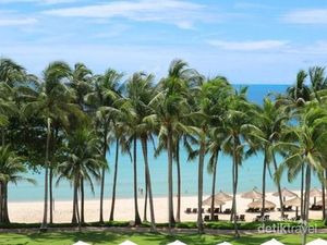 Melihat Pohon Kelapa Menari di Pantai Kepri