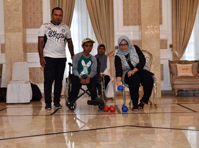 Saat Istri Gubernur DKI Melihat Pembuatan Film Dokumenter Boccia