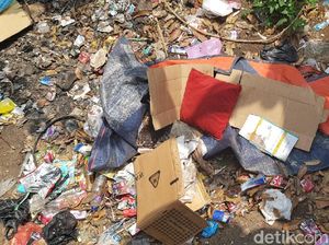 Penampakan Kardus Pembungkus Mayat Wanita di Sukabumi