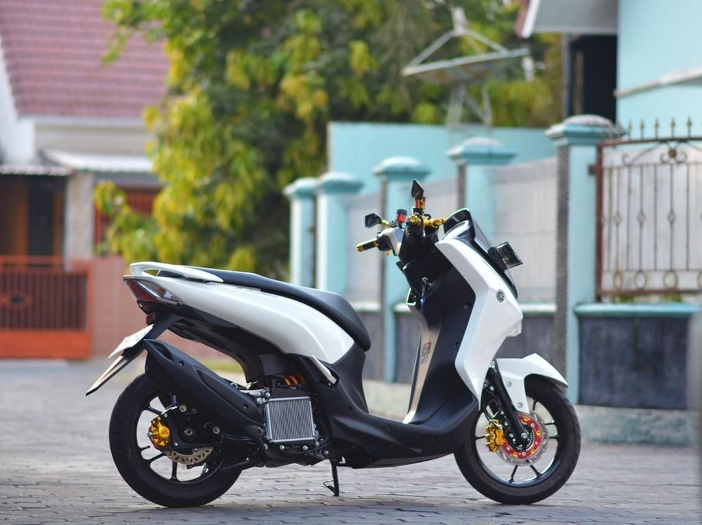 Modifikasi Yamaha Lexi buat Emak Belanja ke Pasar Modifikasi Yamaha Lexi buat Emak Belanja ke Pasar