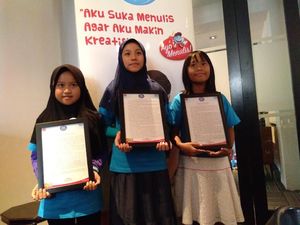 3 Penulis Cilik Beri Tips Agar Anak Gemar Menulis